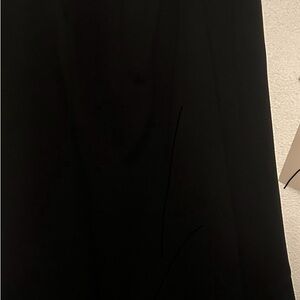 Black skirt with short fringe